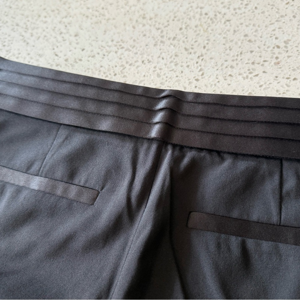 Banana Republic Black Tuxedo Style - The Logan Fit Pants Size 4P
